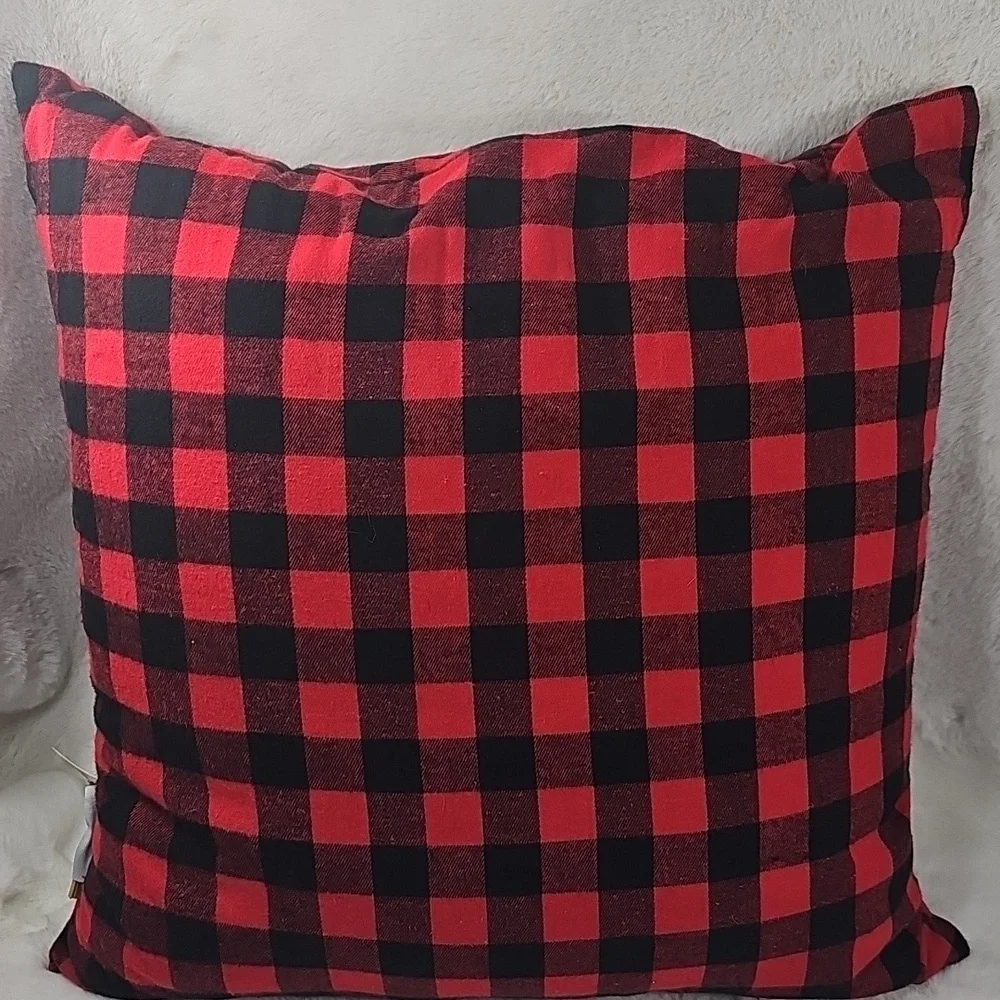 Rae Dunn Christmas Buffalo Plaid Believe Decorative 19